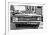 Cuba Fuerte Collection B&W - Taxi Chevrolet-Philippe Hugonnard-Framed Photographic Print