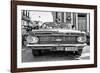 Cuba Fuerte Collection B&W - Taxi Chevrolet-Philippe Hugonnard-Framed Photographic Print