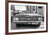 Cuba Fuerte Collection B&W - Taxi Chevrolet-Philippe Hugonnard-Framed Photographic Print