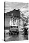 Cuba Fuerte Collection B&W - Taxi Trinidad II-Philippe Hugonnard-Stretched Canvas