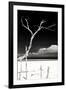 Cuba Fuerte Collection B&W - Trees and White Sand IV-Philippe Hugonnard-Framed Photographic Print