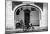 Cuba Fuerte Collection B&W - Urban Scene in Havana-Philippe Hugonnard-Mounted Photographic Print