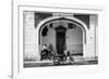 Cuba Fuerte Collection B&W - Urban Scene in Havana-Philippe Hugonnard-Framed Photographic Print