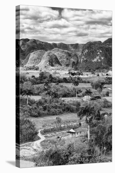 Cuba Fuerte Collection B&W - Vinales Valley II-Philippe Hugonnard-Stretched Canvas