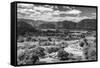 Cuba Fuerte Collection B&W - Vinales Valley III-Philippe Hugonnard-Framed Stretched Canvas