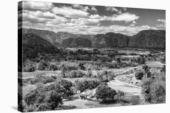 Cuba Fuerte Collection B&W - Vinales Valley III-Philippe Hugonnard-Stretched Canvas