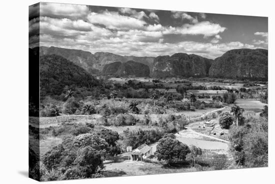 Cuba Fuerte Collection B&W - Vinales Valley III-Philippe Hugonnard-Stretched Canvas