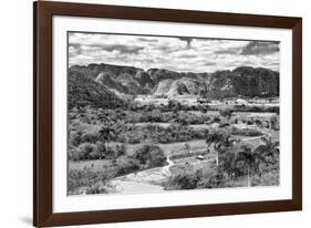 Cuba Fuerte Collection B&W - Vinales Valley-Philippe Hugonnard-Framed Photographic Print