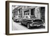 Cuba Fuerte Collection B&W - Vintage Chevrolet Classic Car-Philippe Hugonnard-Framed Photographic Print