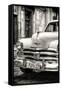 Cuba Fuerte Collection B&W - Vintage Cuban Dodge III-Philippe Hugonnard-Framed Stretched Canvas