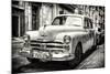 Cuba Fuerte Collection B&W - Vintage Cuban Dodge-Philippe Hugonnard-Mounted Photographic Print