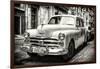 Cuba Fuerte Collection B&W - Vintage Cuban Dodge-Philippe Hugonnard-Framed Photographic Print