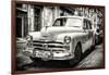 Cuba Fuerte Collection B&W - Vintage Cuban Dodge-Philippe Hugonnard-Framed Photographic Print