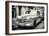 Cuba Fuerte Collection B&W - Vintage Cuban Dodge-Philippe Hugonnard-Framed Photographic Print