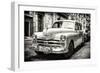 Cuba Fuerte Collection B&W - Vintage Cuban Dodge-Philippe Hugonnard-Framed Photographic Print