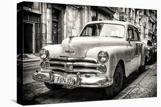 Cuba Fuerte Collection B&W - Vintage Cuban Dodge-Philippe Hugonnard-Stretched Canvas