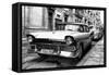 Cuba Fuerte Collection B&W - Vintage Cuban Ford IV-Philippe Hugonnard-Framed Stretched Canvas