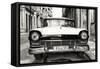 Cuba Fuerte Collection B&W - Vintage Cuban Ford-Philippe Hugonnard-Framed Stretched Canvas