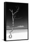 Cuba Fuerte Collection B&W - White Beach II-Philippe Hugonnard-Framed Stretched Canvas