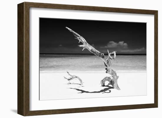 Cuba Fuerte Collection B&W - White Beach III-Philippe Hugonnard-Framed Photographic Print