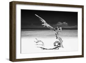 Cuba Fuerte Collection B&W - White Beach III-Philippe Hugonnard-Framed Photographic Print