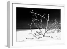 Cuba Fuerte Collection B&W - White Beach IV-Philippe Hugonnard-Framed Photographic Print