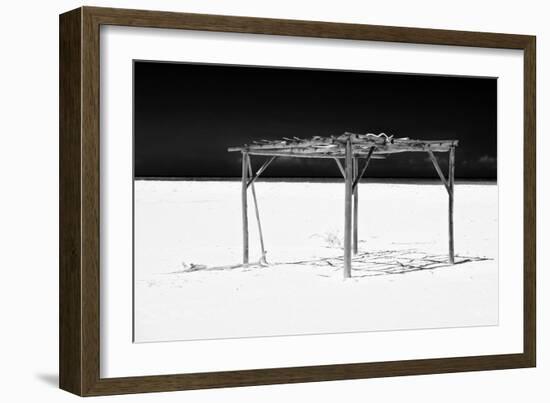 Cuba Fuerte Collection B&W - White Beach VI-Philippe Hugonnard-Framed Photographic Print