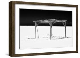 Cuba Fuerte Collection B&W - White Beach VI-Philippe Hugonnard-Framed Photographic Print