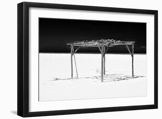 Cuba Fuerte Collection B&W - White Beach VI-Philippe Hugonnard-Framed Photographic Print