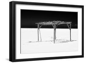 Cuba Fuerte Collection B&W - White Beach VI-Philippe Hugonnard-Framed Photographic Print