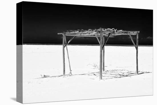 Cuba Fuerte Collection B&W - White Beach VI-Philippe Hugonnard-Stretched Canvas