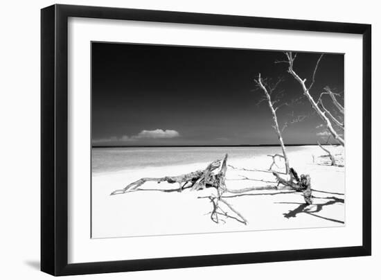 Cuba Fuerte Collection B&W - White Beach-Philippe Hugonnard-Framed Photographic Print