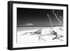Cuba Fuerte Collection B&W - White Beach-Philippe Hugonnard-Framed Photographic Print