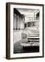 Cuba Fuerte Collection B&W - White Classic Car II-Philippe Hugonnard-Framed Photographic Print