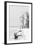 Cuba Fuerte Collection B&W - Wooden Beach II-Philippe Hugonnard-Framed Photographic Print