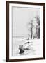 Cuba Fuerte Collection B&W - Wooden Beach II-Philippe Hugonnard-Framed Photographic Print