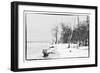 Cuba Fuerte Collection B&W - Wooden Beach-Philippe Hugonnard-Framed Photographic Print