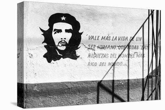 Cuba Fuerte Collection B&W - Word of Che II-Philippe Hugonnard-Stretched Canvas