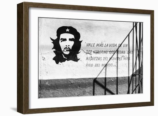 Cuba Fuerte Collection B&W - Word of Che II-Philippe Hugonnard-Framed Photographic Print