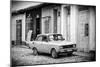 Cuba Fuerte Collection B&W - Xtreme Classic Car-Philippe Hugonnard-Mounted Photographic Print