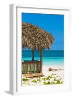 Cuba Fuerte Collection - Beach Hut II-Philippe Hugonnard-Framed Photographic Print