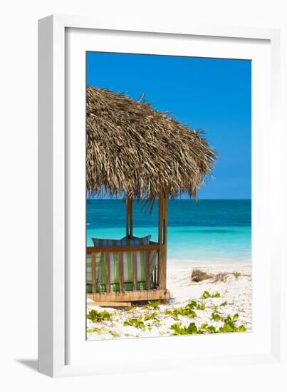 Cuba Fuerte Collection - Beach Hut II-Philippe Hugonnard-Framed Photographic Print