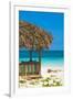 Cuba Fuerte Collection - Beach Hut II-Philippe Hugonnard-Framed Photographic Print