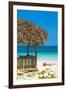 Cuba Fuerte Collection - Beach Hut II-Philippe Hugonnard-Framed Photographic Print