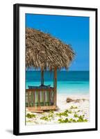 Cuba Fuerte Collection - Beach Hut II-Philippe Hugonnard-Framed Photographic Print