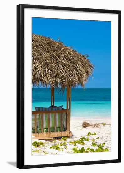 Cuba Fuerte Collection - Beach Hut II-Philippe Hugonnard-Framed Photographic Print