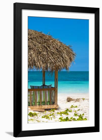 Cuba Fuerte Collection - Beach Hut II-Philippe Hugonnard-Framed Photographic Print