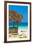 Cuba Fuerte Collection - Beach Hut II-Philippe Hugonnard-Framed Photographic Print