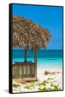 Cuba Fuerte Collection - Beach Hut II-Philippe Hugonnard-Framed Stretched Canvas