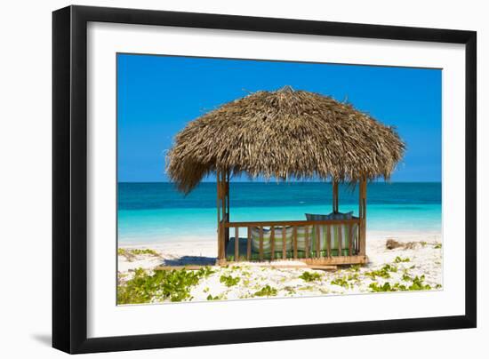 Cuba Fuerte Collection - Beach Hut-Philippe Hugonnard-Framed Photographic Print